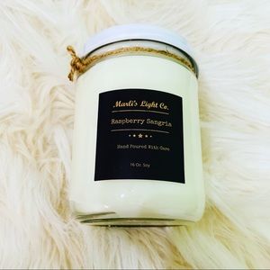 Raspberry Sangria Soy Wax Candle